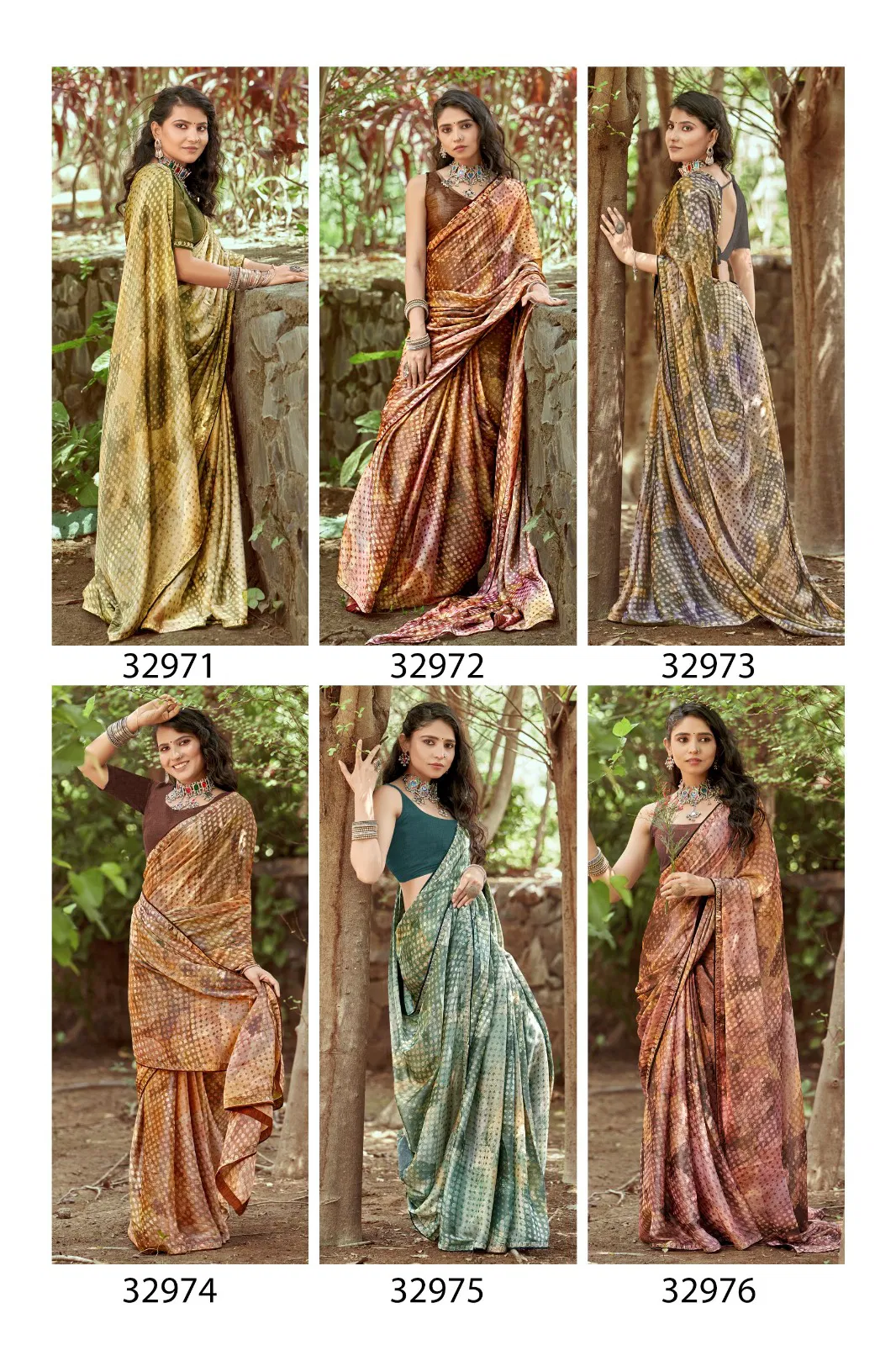 Shwetashri Vol 3 By Vallabhi Chiffon Printed Saree Exporters In India
